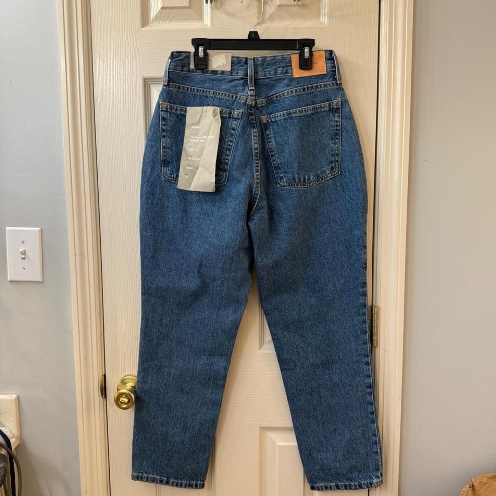 Everlane The Curvy 90s Cheeky Straight Leg Ankle Jeans Women's Size 28 - Picture 7 of 8